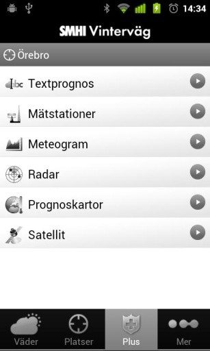 SMHI Vinterv&auml;g截图8