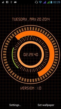 Animated Digital Clock Free截图