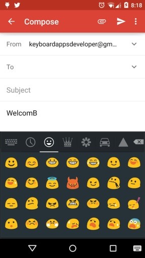 Emoji Android L Keyboard截图3