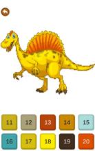 Dinosaurs Pixel Art  Sandbox Coloring截图1