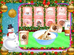 Christmas Sweet Cake Maker-Santa Cake Making Games截图1