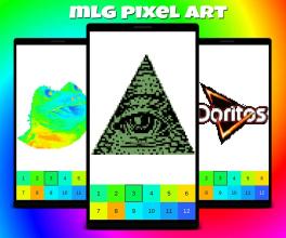 MLG Memes Color By Number MLG Pixel Art截图3