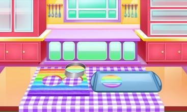 Cooking Games Rainbow Cookies Factory截图4