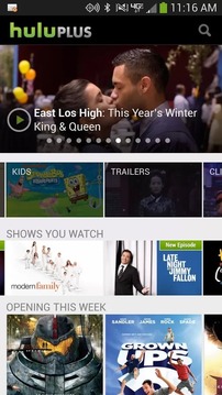 高清播放器Hulu Plus截图