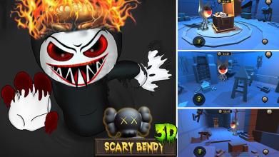 Scary Hunter Bendy Neighbor 3D截图1