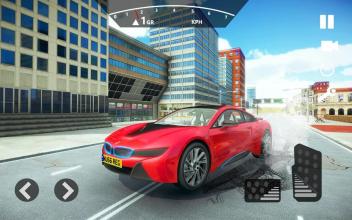 Crazy Car Driving & City Stunts BMW i8截图1