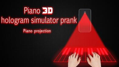 Piano hologram simulator prank截图3