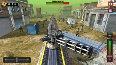 Train shooting  Zombie War截图1