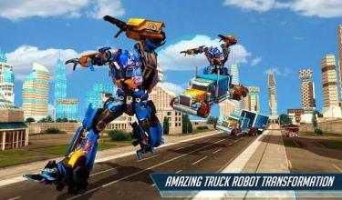 Heavy Truck Robot Giant Truck Driver Simulator截图2