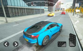 Crazy Car Driving & City Stunts BMW i8截图2