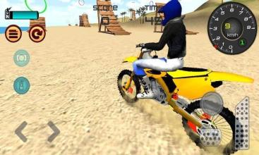 Motocross Beach Jumping - Bike Stund Racing截图3