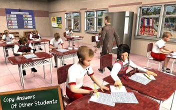 Virtual Classroom Cheating Sim: High School Games截图2