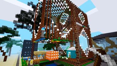 Craft 3d Block PvP Arena Building Simulator Game截图2