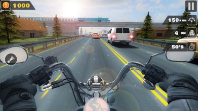 Real Bike Highway Traffic Racing Simulator 2019截图1