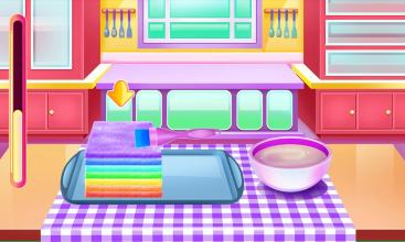 Cooking Games Rainbow Cookies Factory截图5