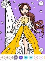 Girls Coloring Book  Color by Number for Girls截图4