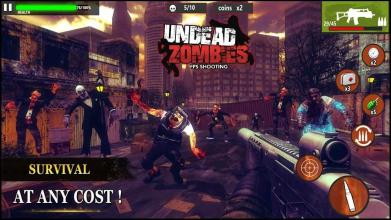 Zombies Mad Warfare: Undead Zombies FPS Shooting截图5