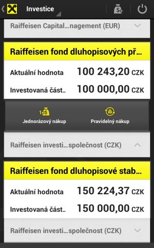 Mobiln&iacute; eKonto Raiffeisenbank截图2