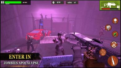 Zombies Mad Warfare: Undead Zombies FPS Shooting截图1