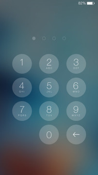最美iOS8主题锁屏截图5