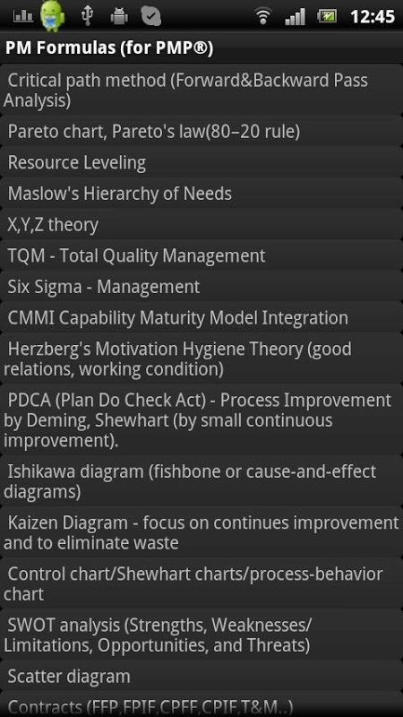 PM Formulas (for PMP exam) trial截图4