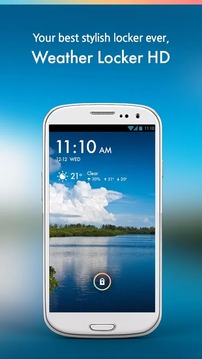 锁屏天气 Weather Locker HD截图