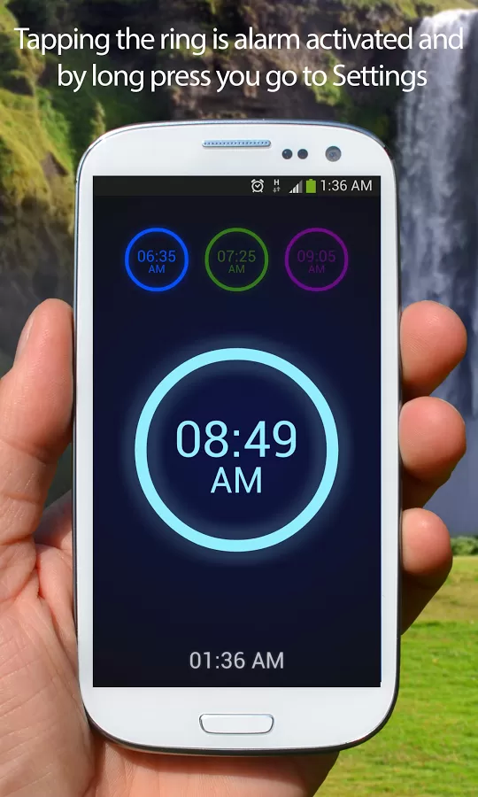 炫彩闹钟 Neon Alarm Clock Free截图3