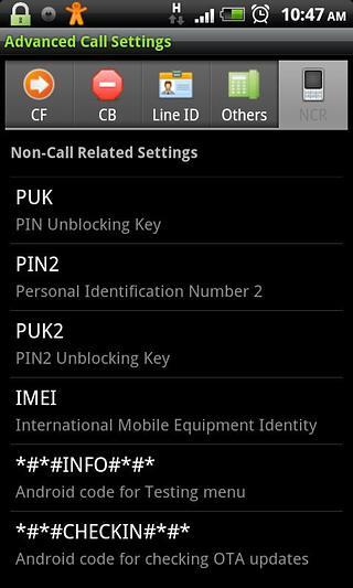 Advanced Call Settings截图5