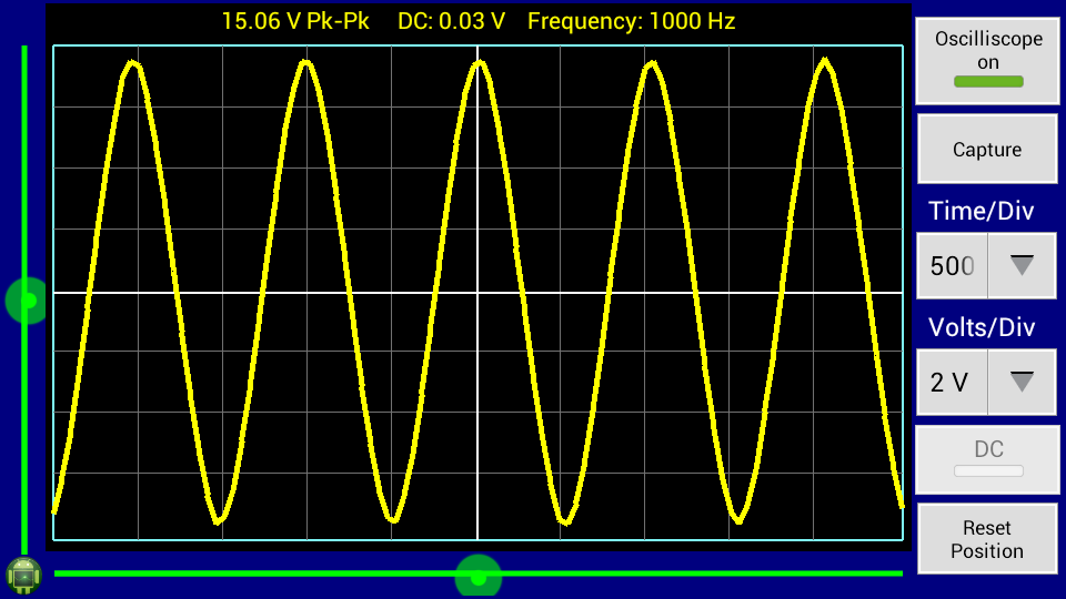 Android Oscilloscope Widget截图1