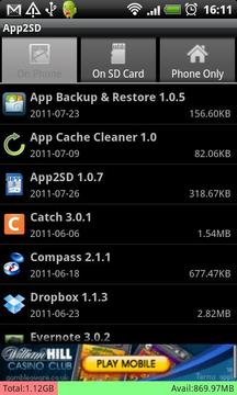 App2SD- 节省手机存储截图