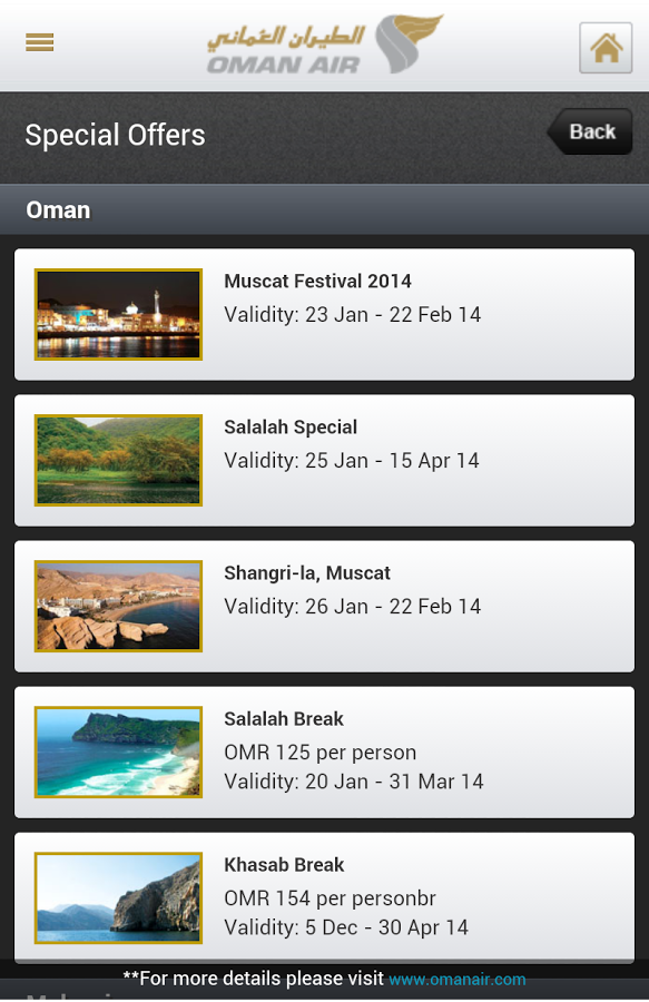 Oman Air截图6