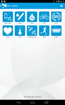 nRF Toolbox for BLE截图