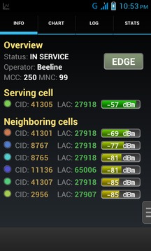 GSM信号检测截图