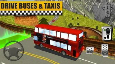 Bus & Taxi Driving Simulator截图3