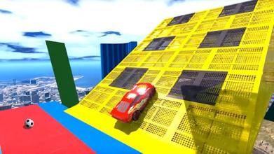 Superheroes Hill Dash Car Stunt: Cheeky Drift Game截图5