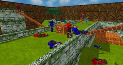 Blocky Gun Paintball截图2