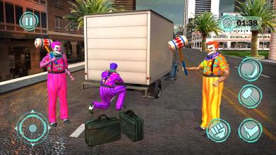 Scary Clown Attack Simulator 3D - Crime City 2018截图4