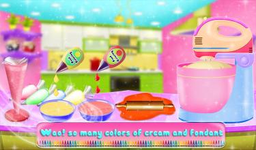 Crayon Cake Maker Game: Kids Cooking Fun截图2