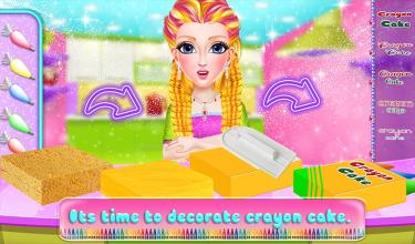 Crayon Cake Maker Game: Kids Cooking Fun截图1