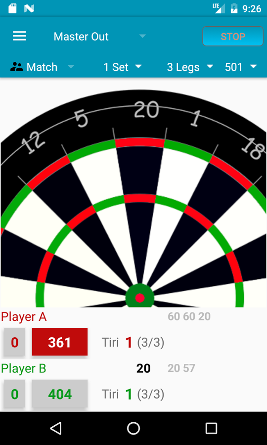 Darts Scorecard截图2