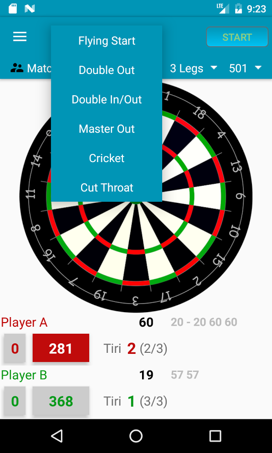 Darts Scorecard截图5