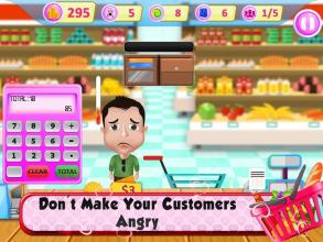 Supermarket Cashier: Grocery Superstore Kids Games截图2