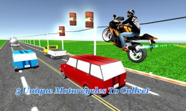 Highway Dash 3D - Speed Street Bike Moto Racing截图2