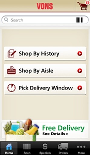 Vons Delivery截图1