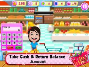 Supermarket Cashier: Grocery Superstore Kids Games截图4