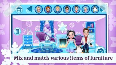 Ice Princess Doll House Games截图3