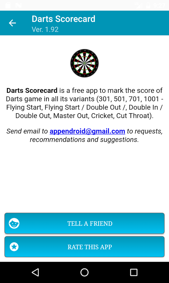 Darts Scorecard截图1