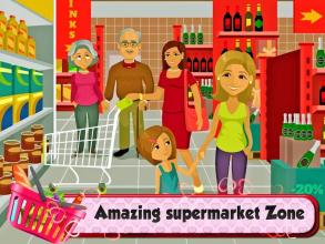 Supermarket Cashier: Grocery Superstore Kids Games截图3