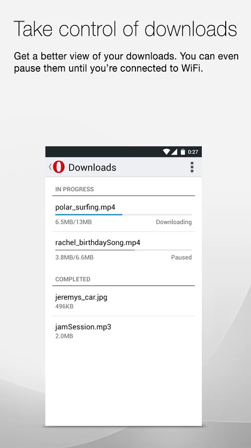 Opera Mini beta 浏览器截图7