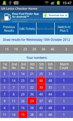 UK Lotto Checker截图1